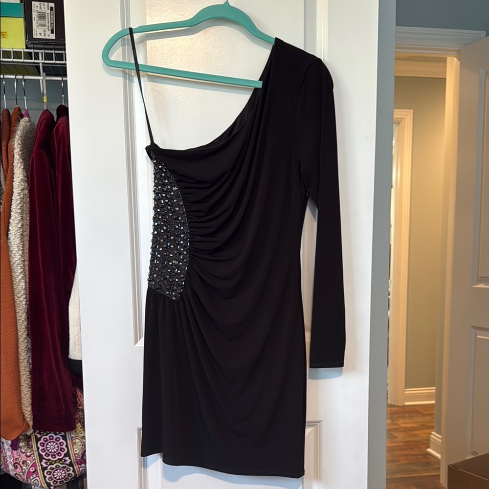 Laundry by Shelli Segal One-Shoulder Dress